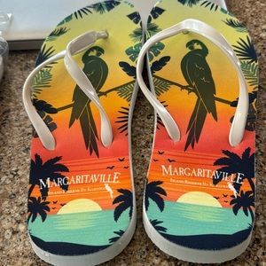 Margaritaville flip flops unisex size large fits 9-10 shoes size
